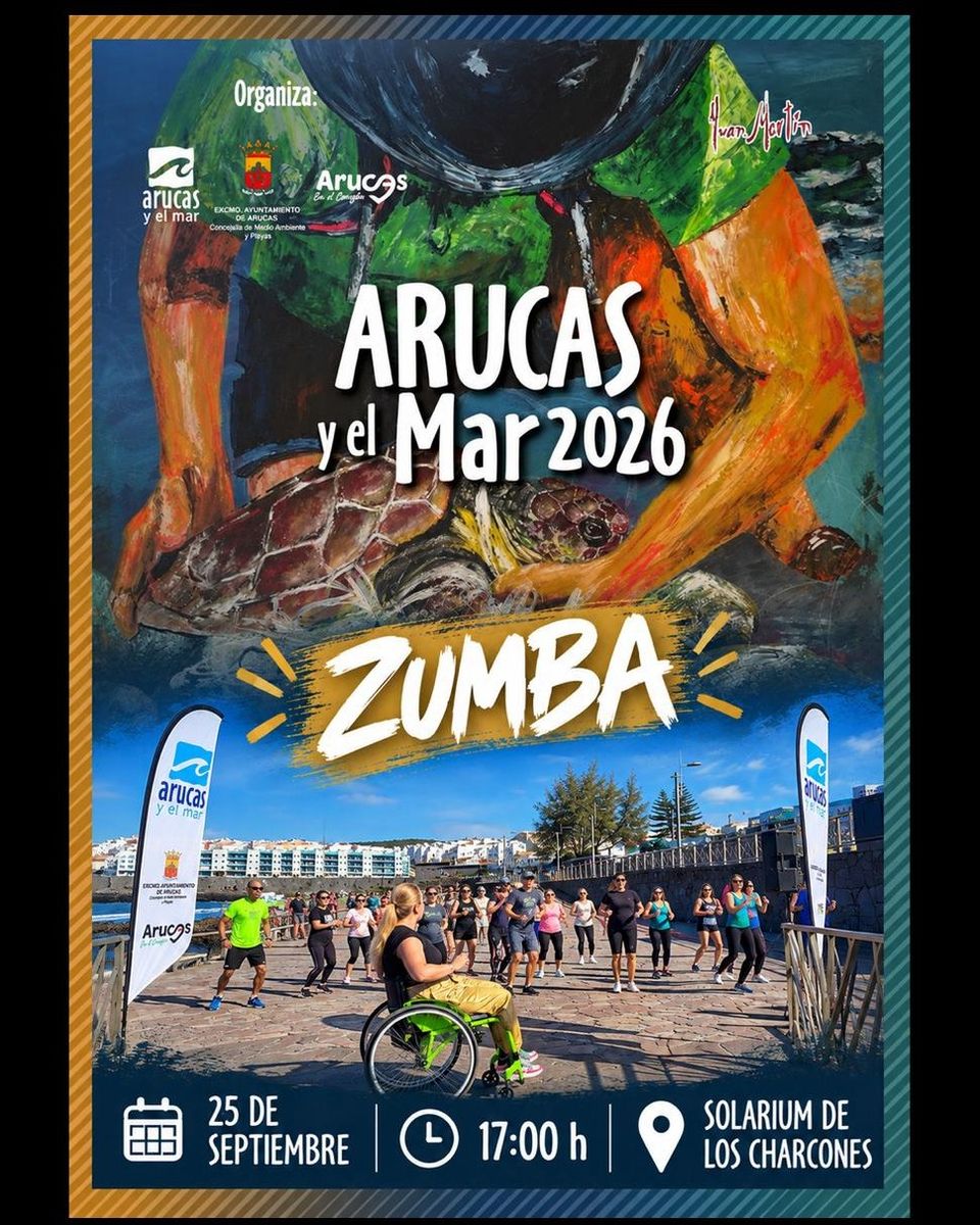 El Mar con el Deporte: Sesión de Zumba en Los Charcones