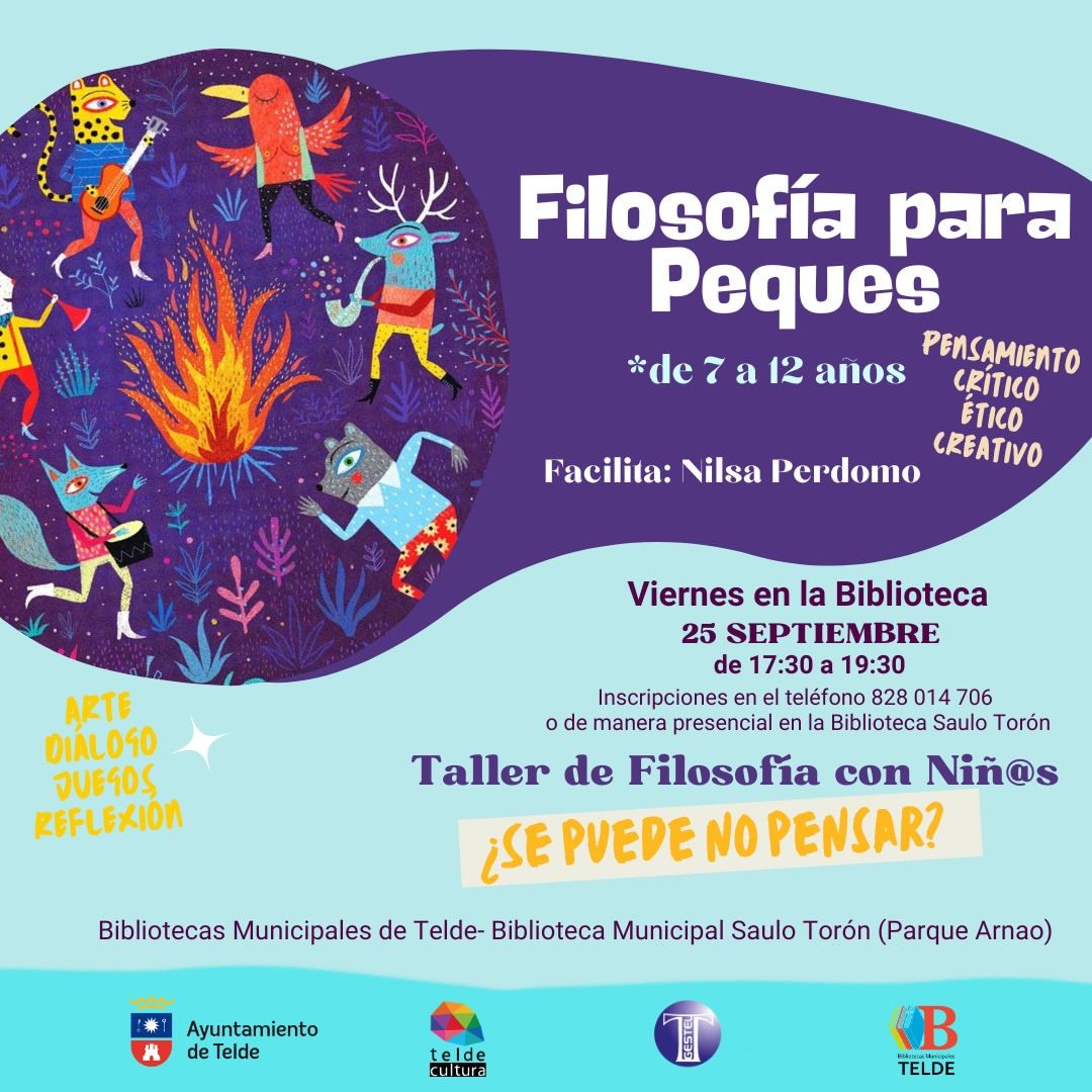 Filosofía para Peques: ¿Se puede no pensar?
