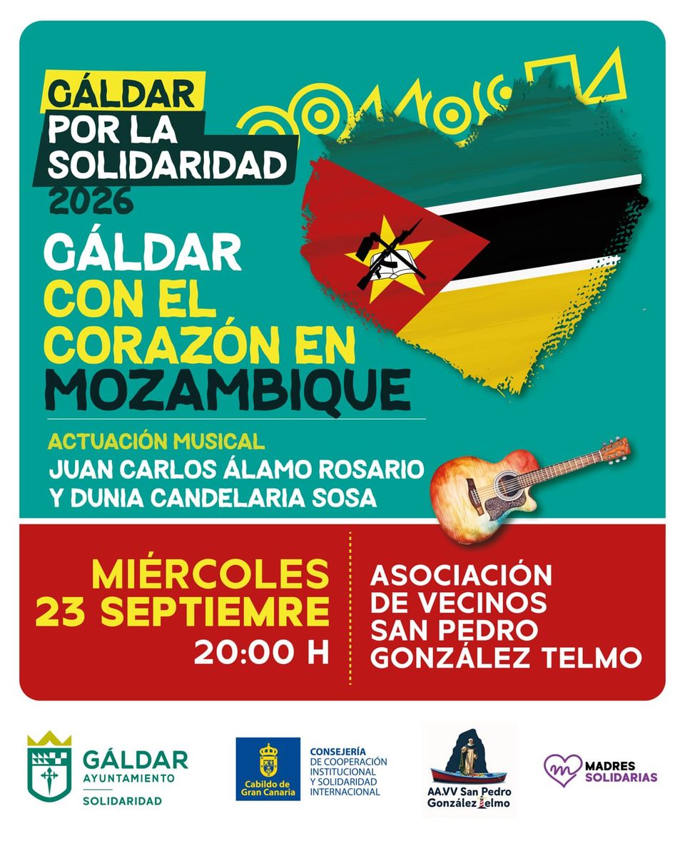Gáldar with the Heart in Mozambique Solidarity Gala
