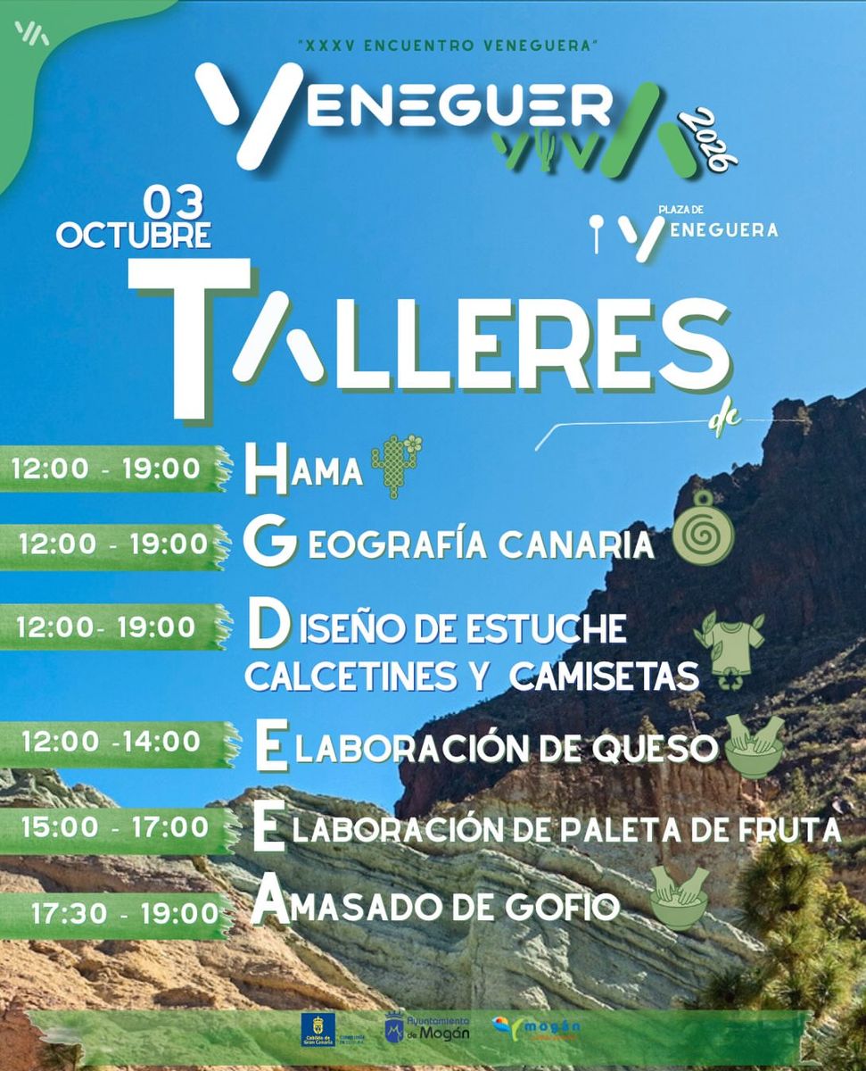 Veneguera Viva 2026 – Cultural Workshops Day
