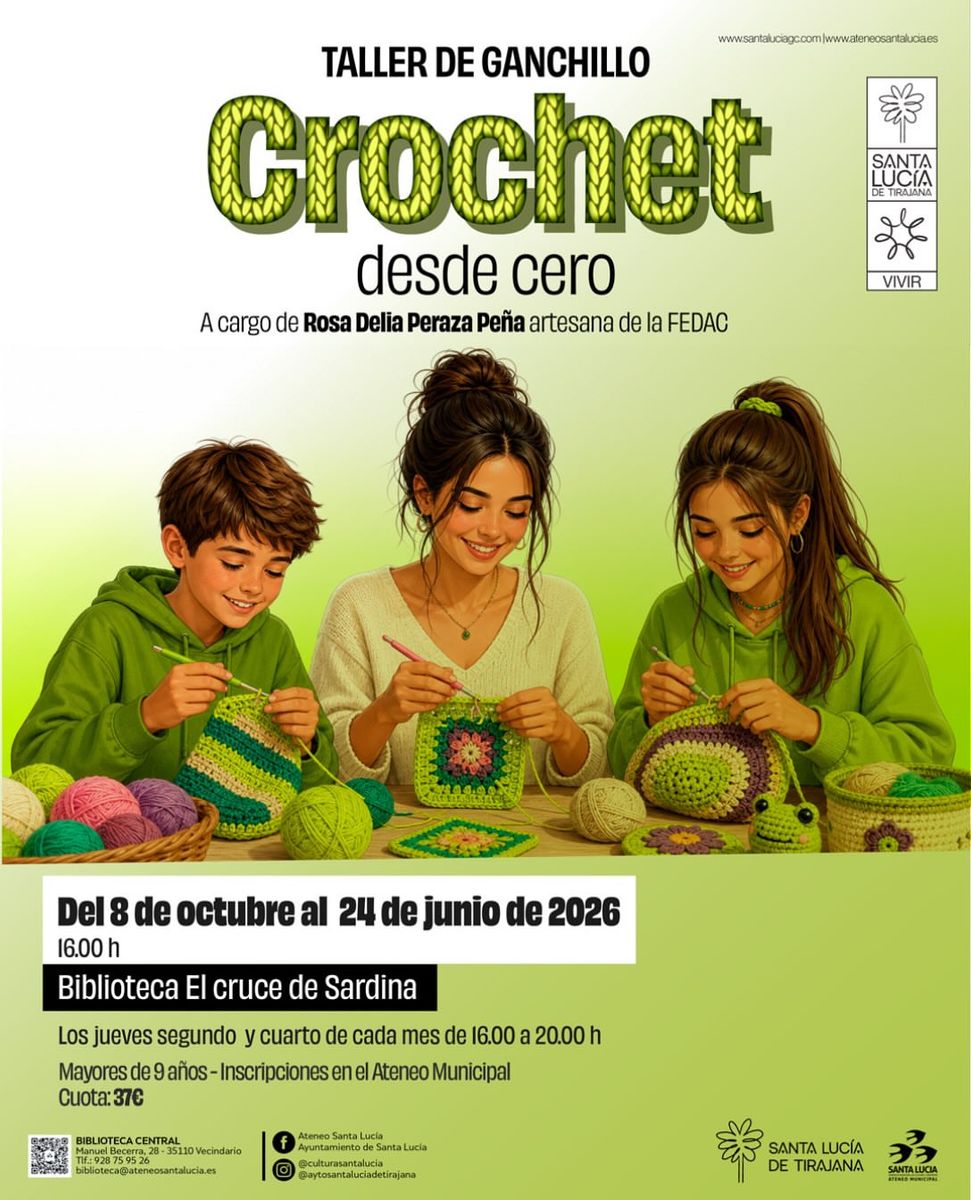 Taller de Ganchillo: Crochet desde cero