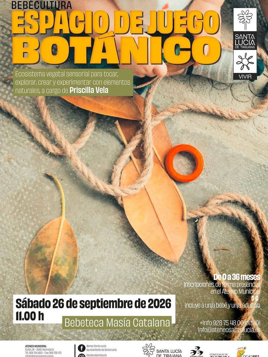 Espacio de Juego Botánico – Instalación en la Bebeteca
