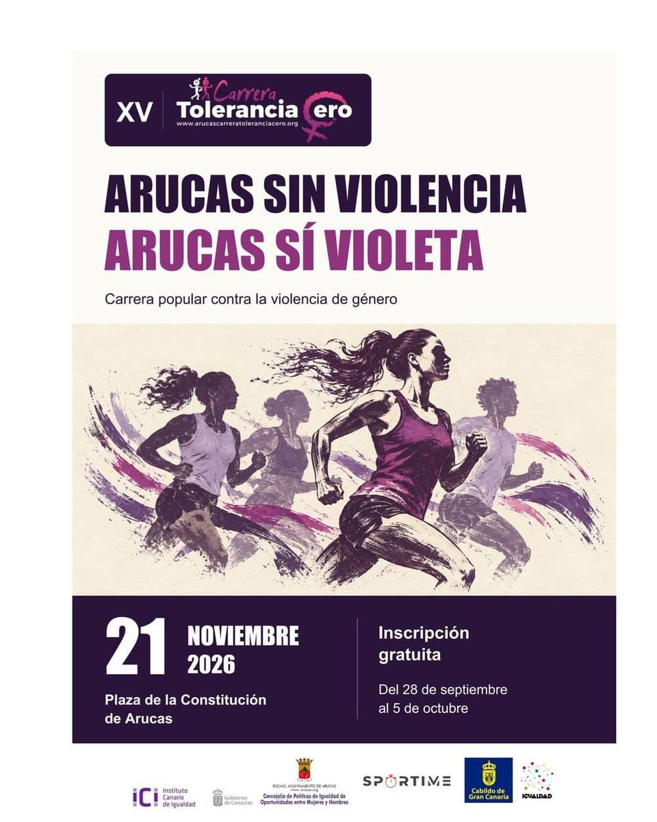 XV Carrera "Tolerancia Cero" ante la Violencia contra las Mujeres