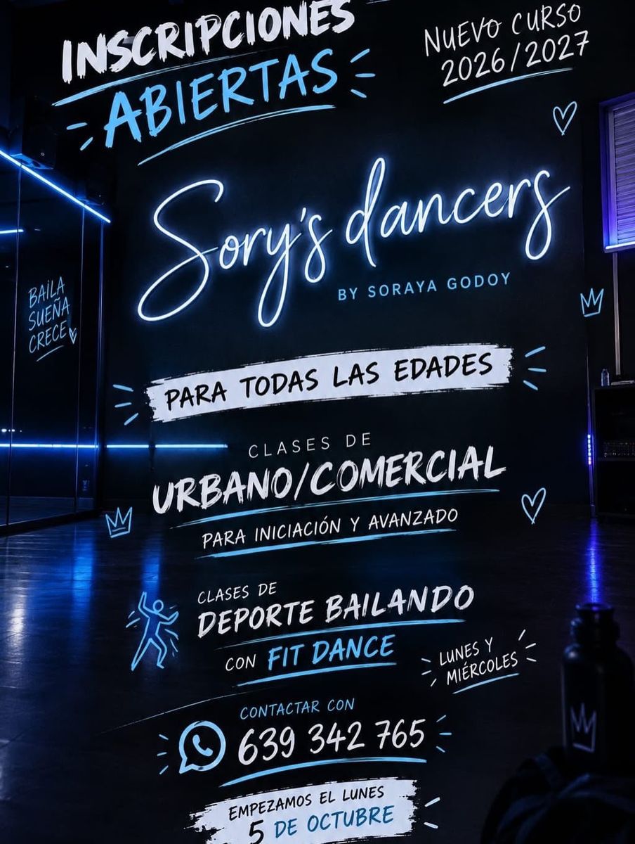 Sory’s Dancers 2026/2027 Dance Course Start