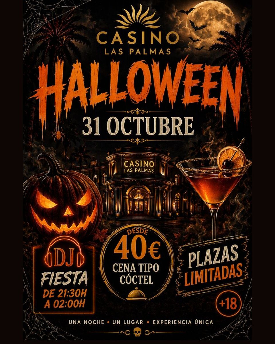 Fiesta de Halloween en Casino Las Palmas