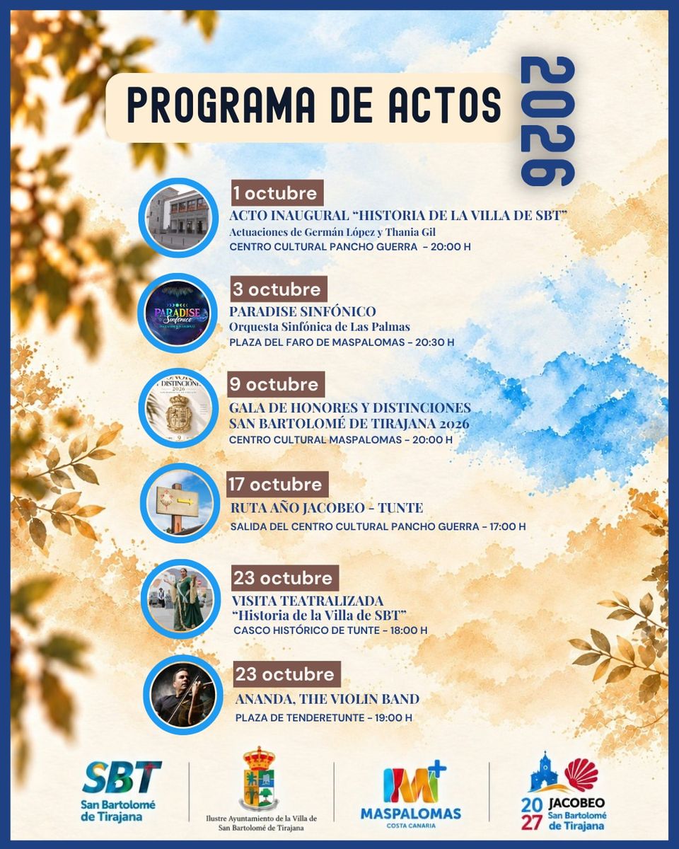 132nd Anniversary of the Villa de San Bartolomé de Tirajana - Symphonic Paradise Concert