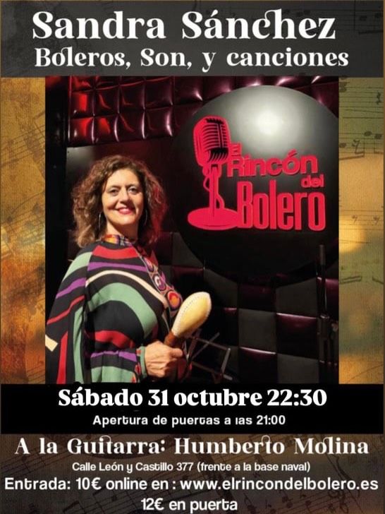 Noche de Bolero con Sandra Sánchez y Humberto Molina