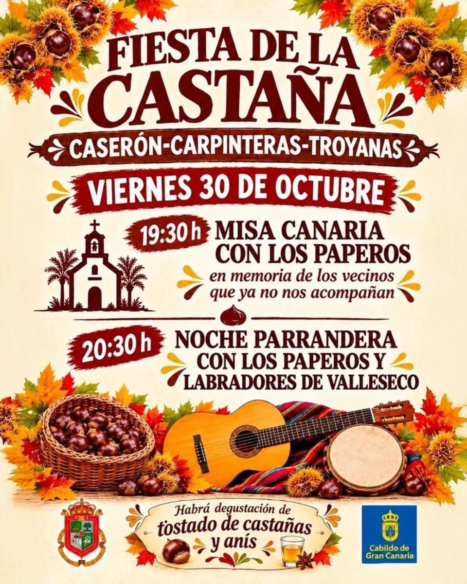 Fiesta de la Castaña en Valleseco