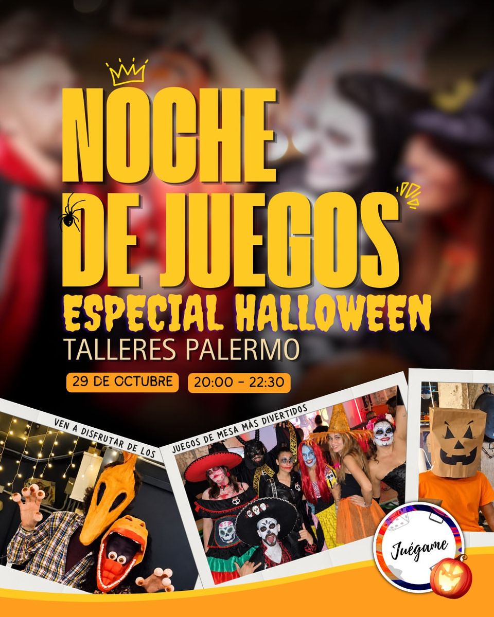 Noche de Juegos de Mesa de Halloween