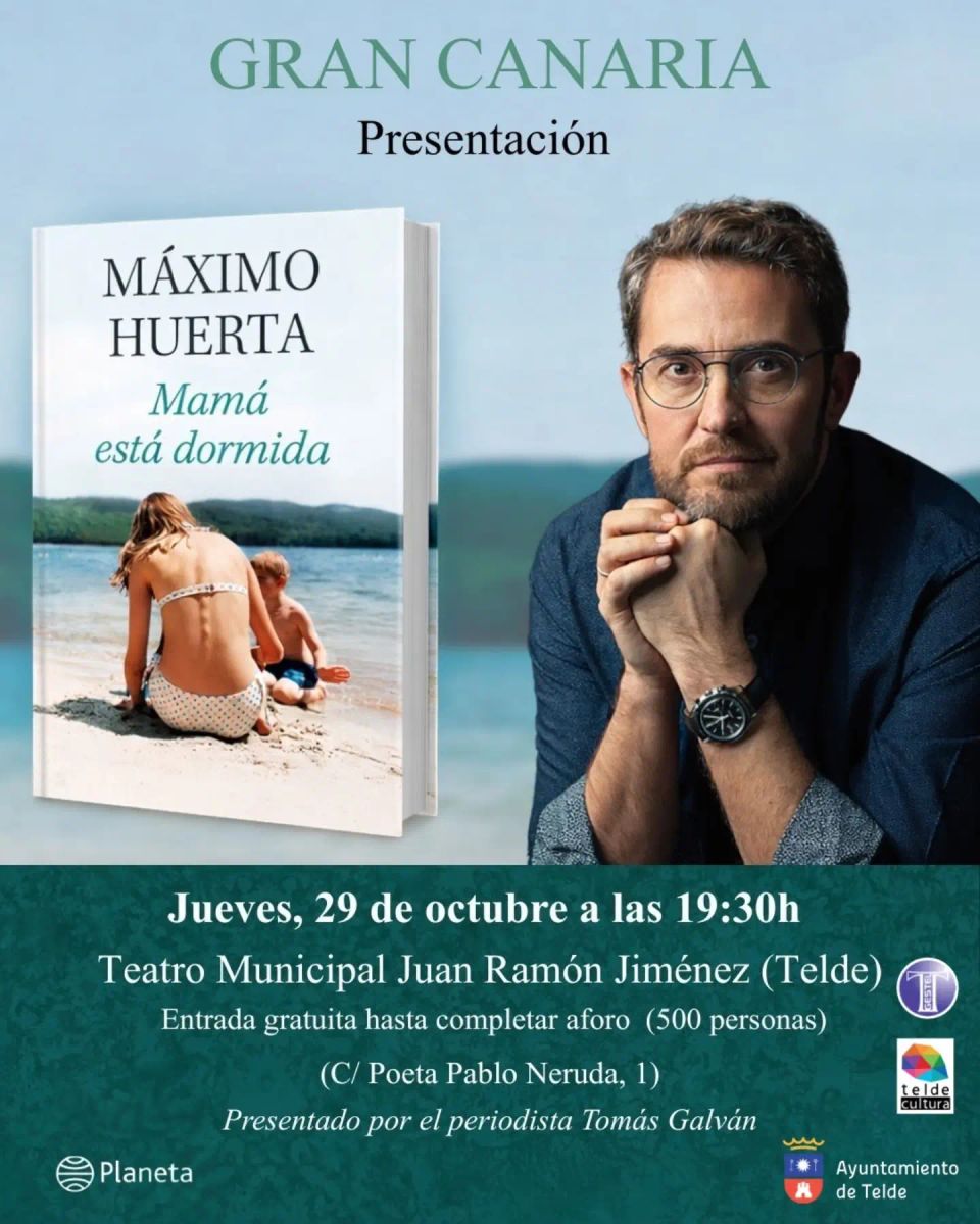 Book presentation: "Mamá está dormida" by Máximo Huerta