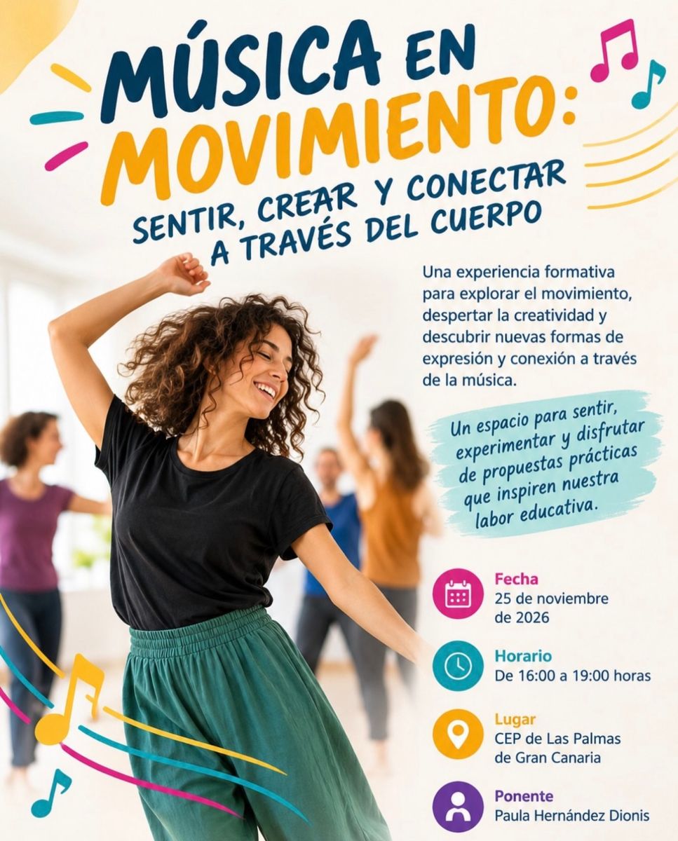 Música en movimiento: sentir, crear y conectar a través del cuerpo