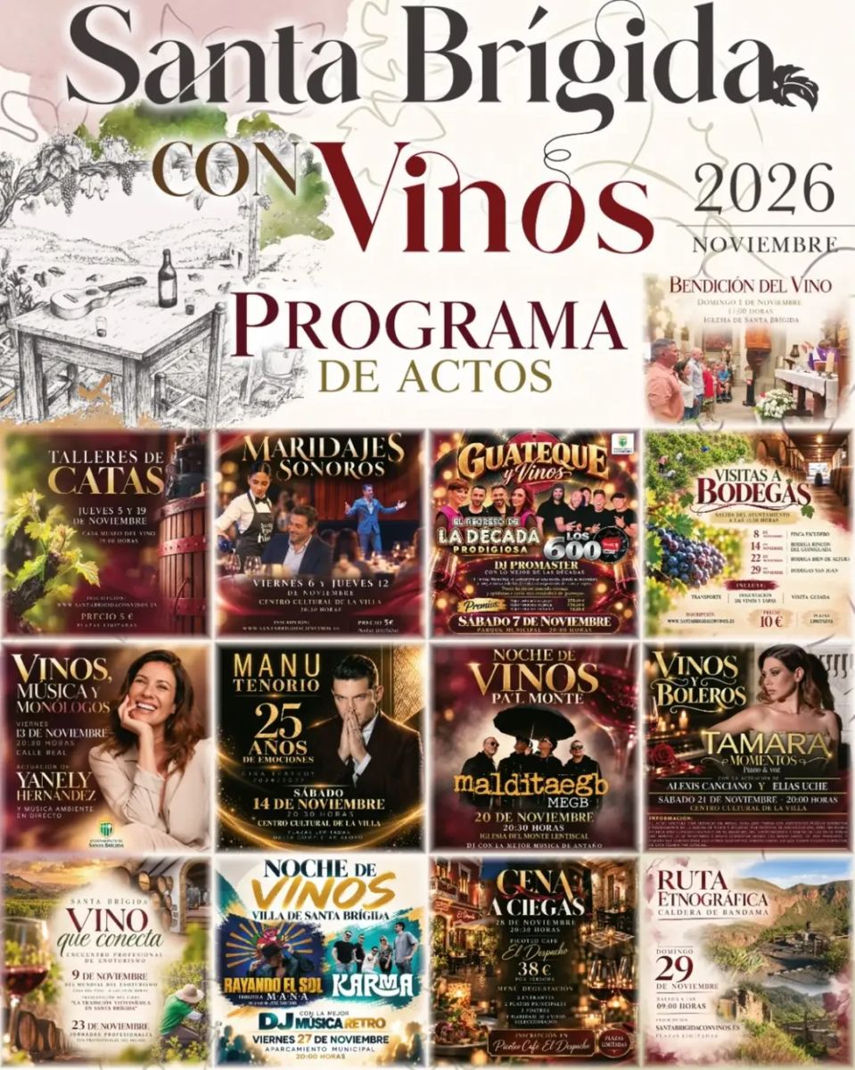 Santa Brígida con Vinos 2026