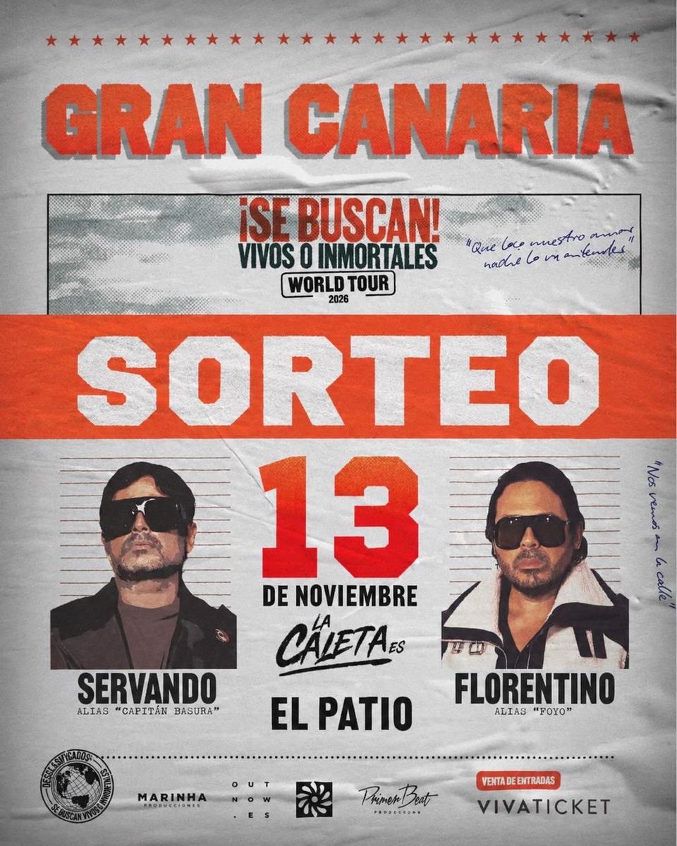 Sorteo de entradas Servando y Florentino