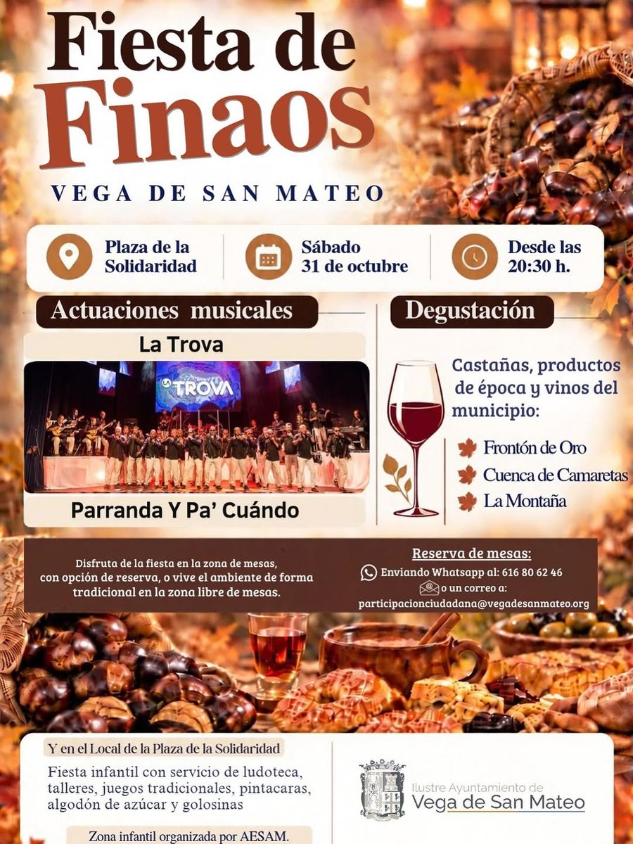 Fiesta de Finaos en Vega de San Mateo