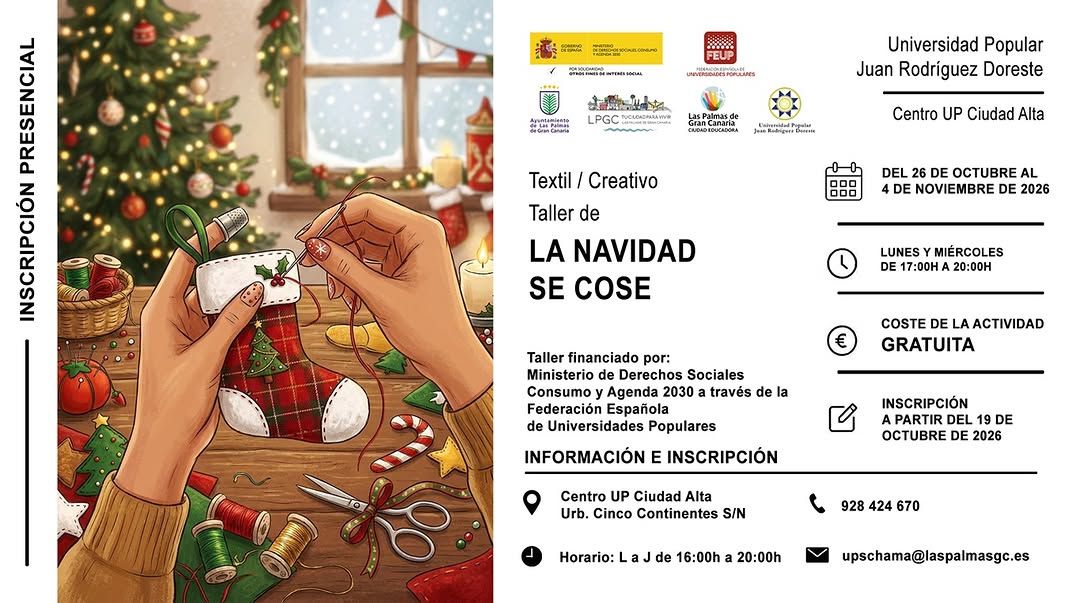 Taller La Navidad Se Cose