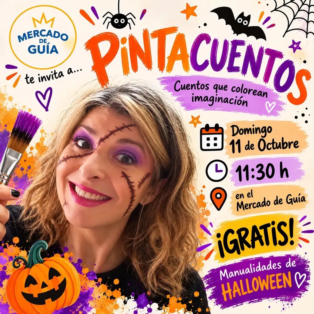 Halloween Pintacuentos at Mercado de Guía