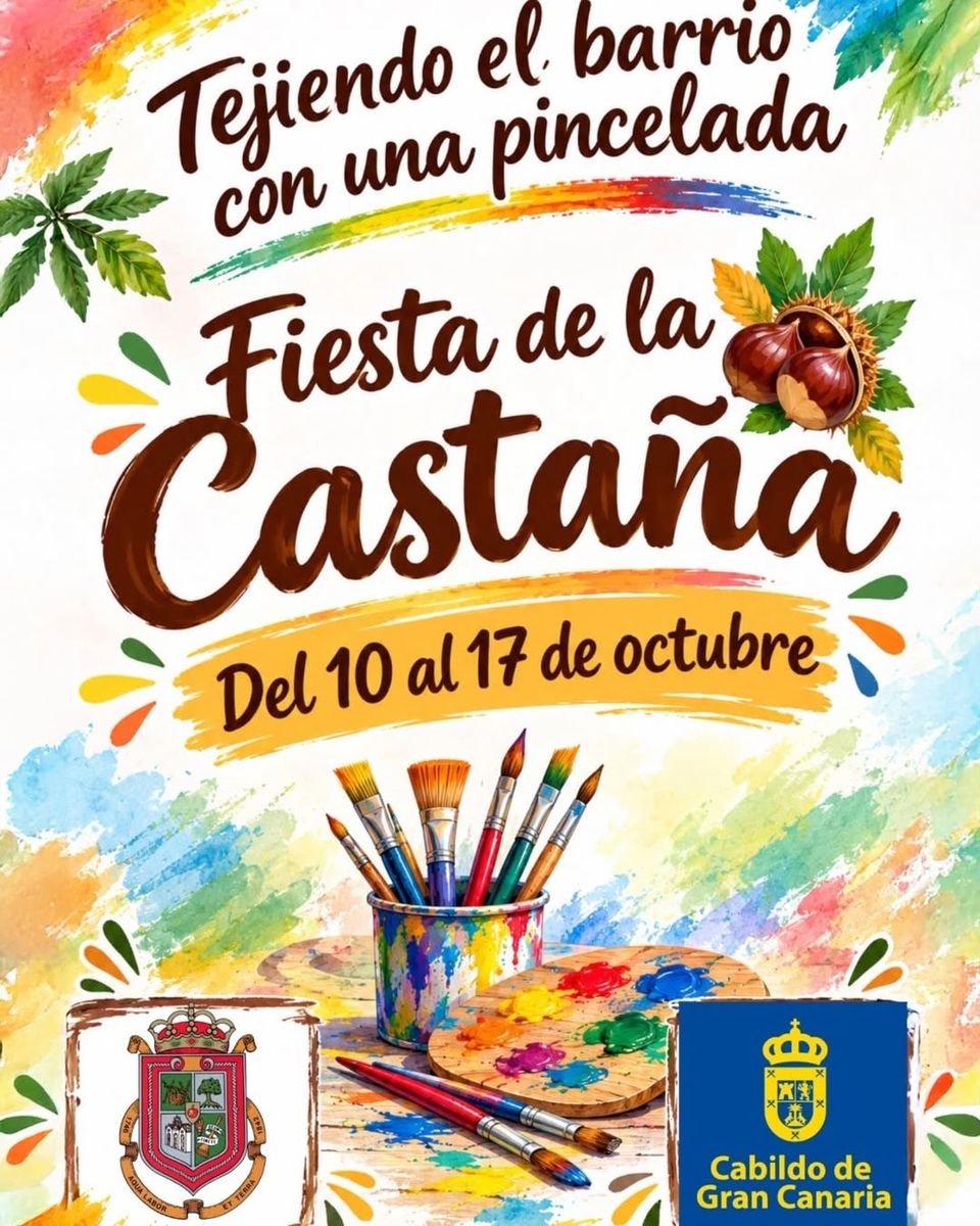 Fiesta de la Castaña: Tejiendo el barrio con una pincelada