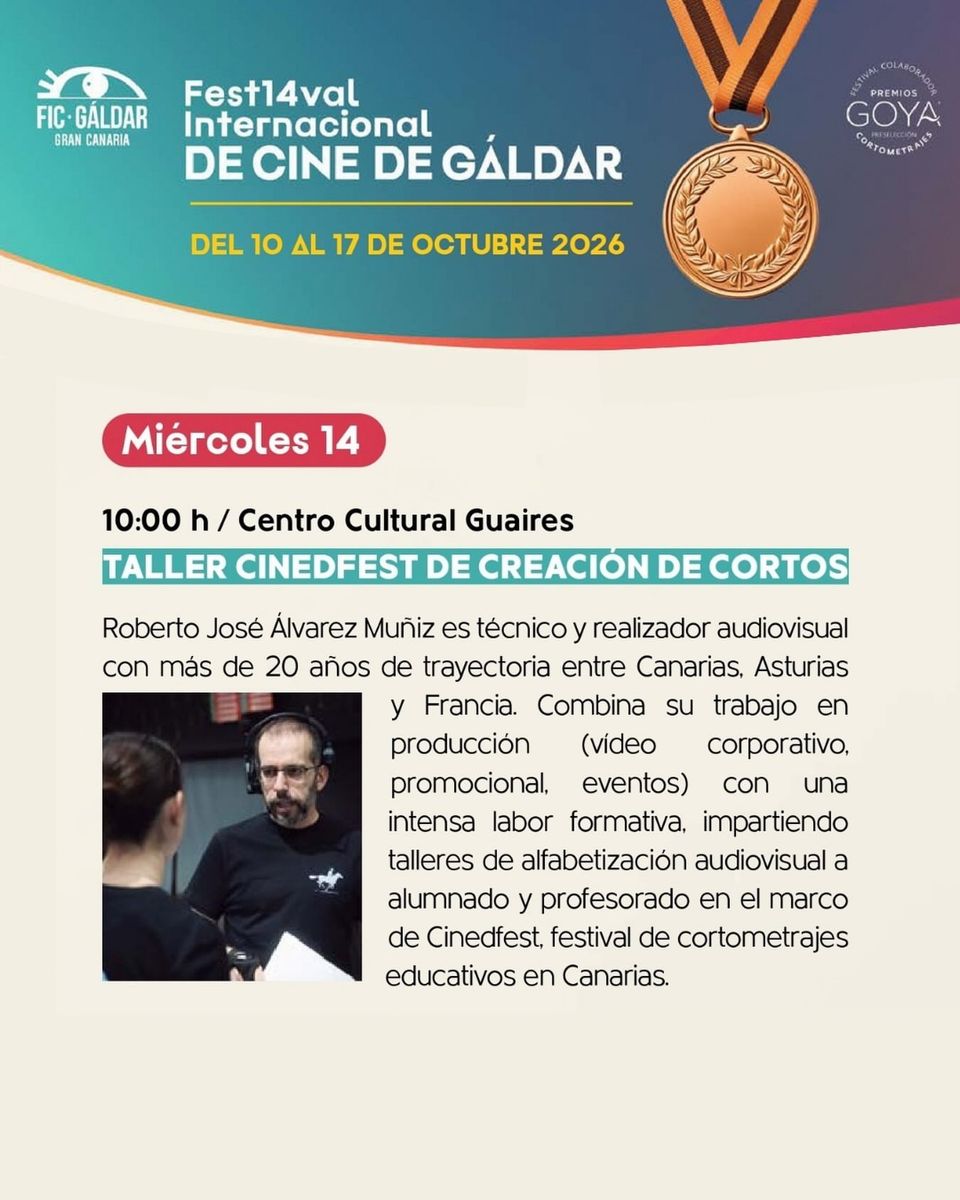Taller Cinedfest de Creación de Cortos