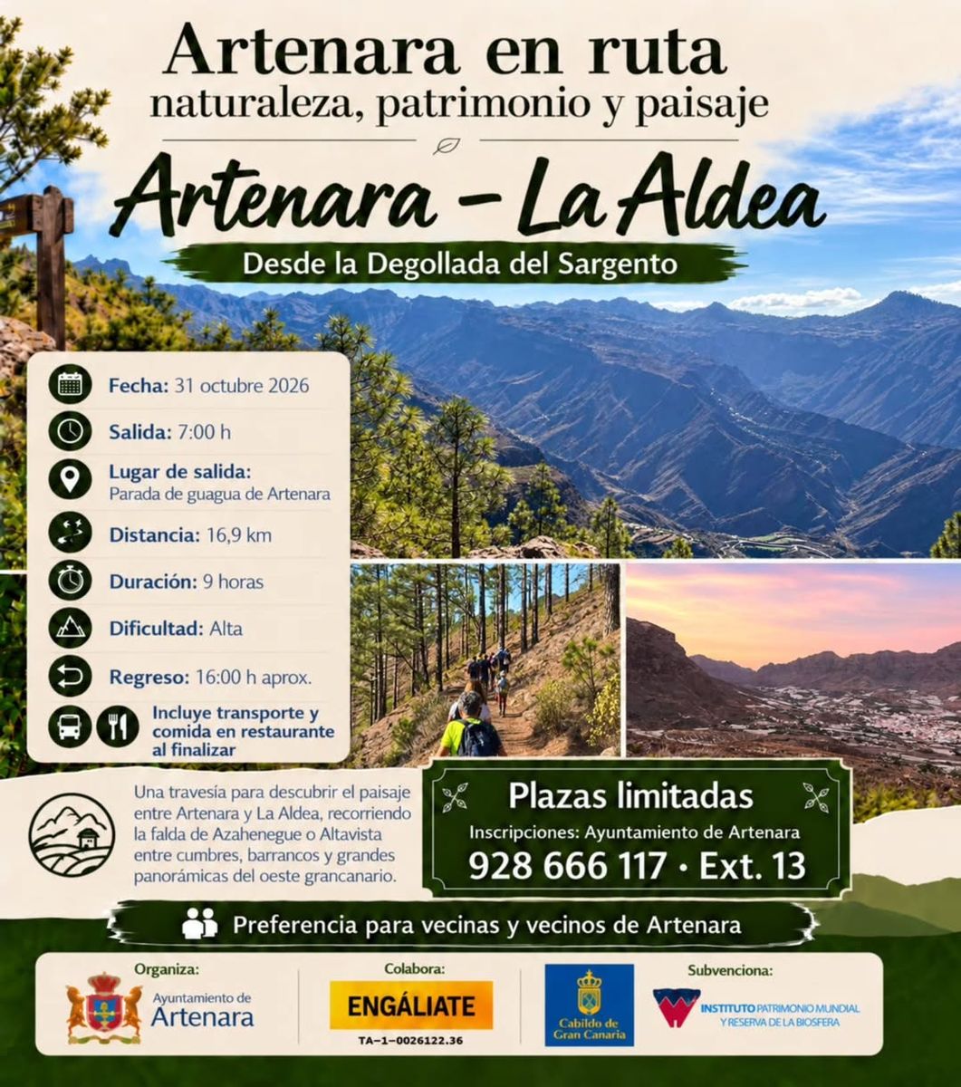 Hiking Route: Artenara – La Aldea