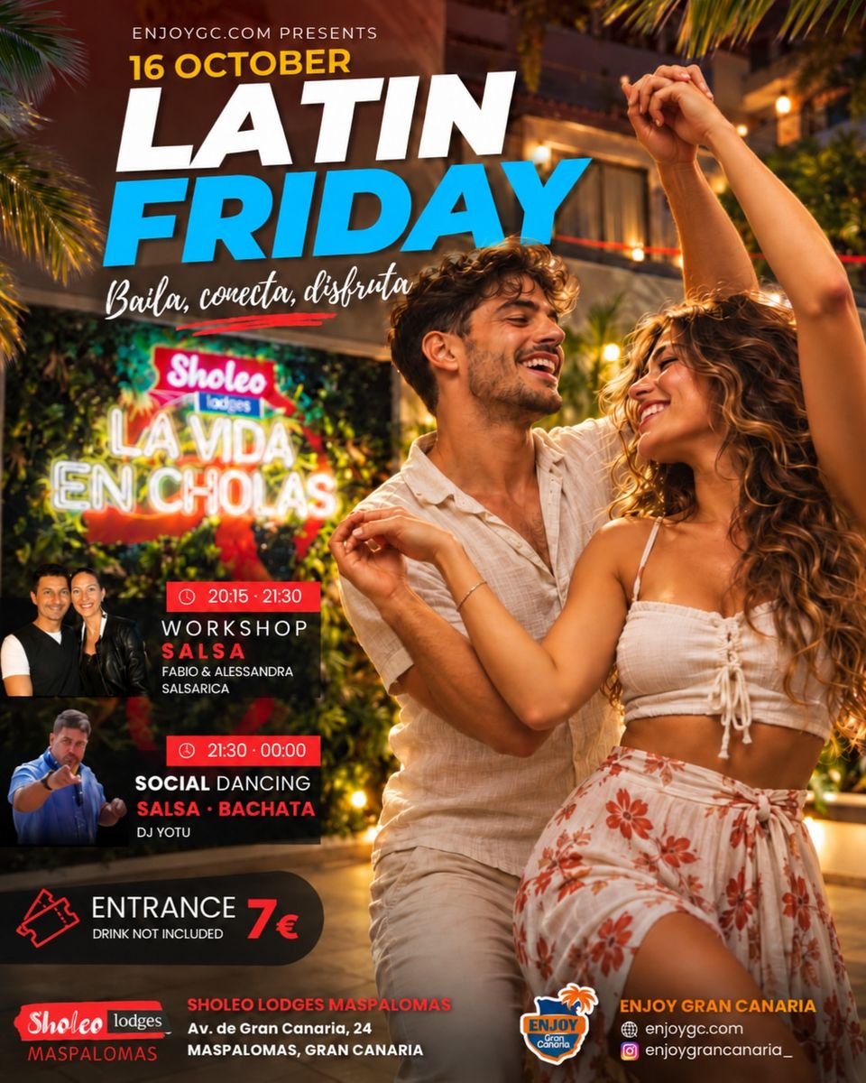Latin Friday en Sholeo Lodges Maspalomas