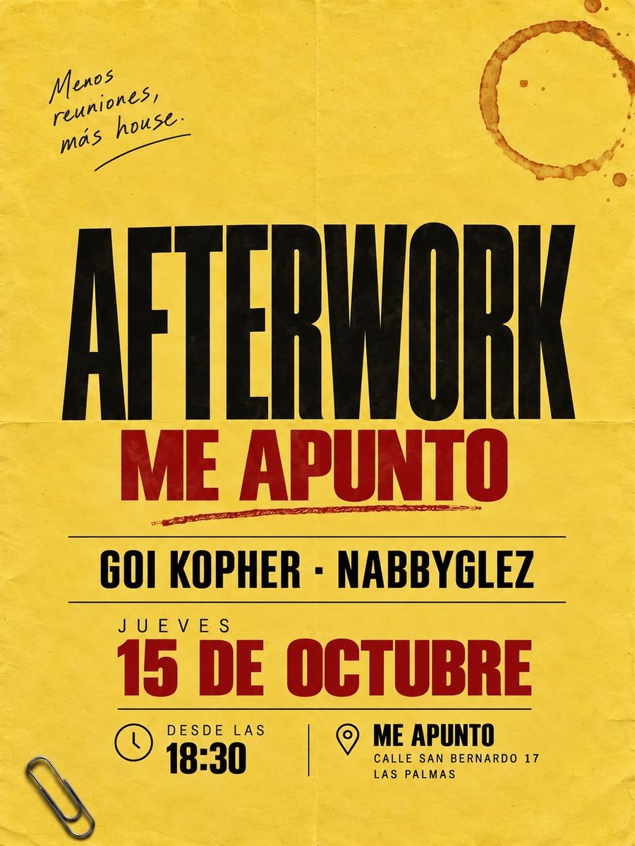 Afterwork · Me Apunto (Thursday House Session)