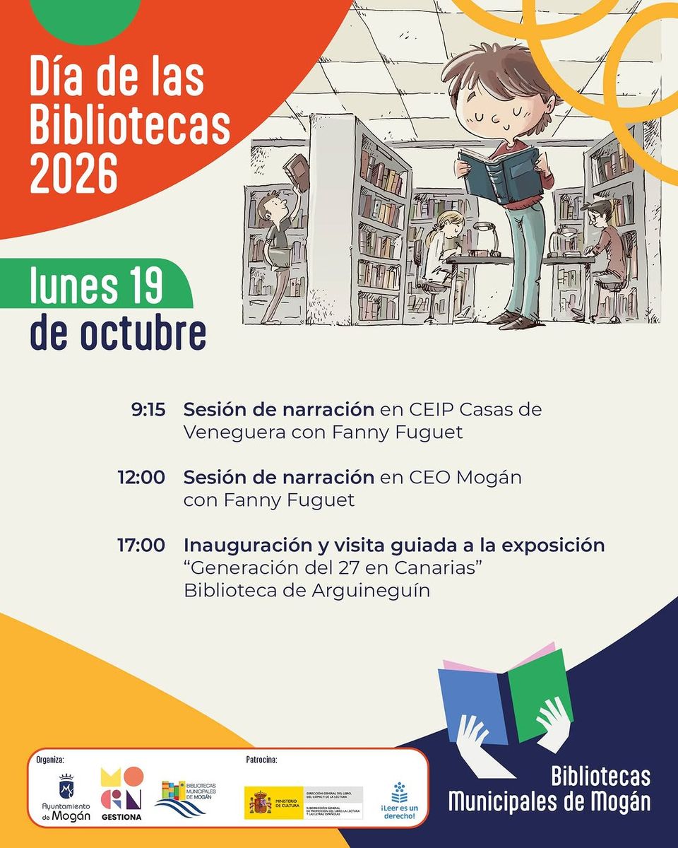 Día de las Bibliotecas 2026 en Mogán