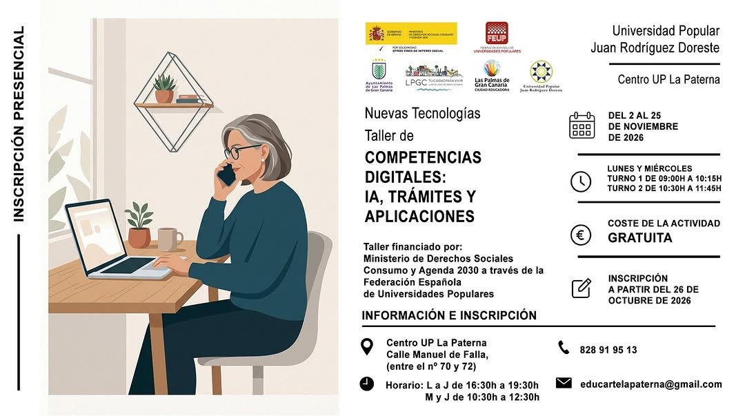 Taller de Competencias Digitales: IA, Trámites y Aplicaciones