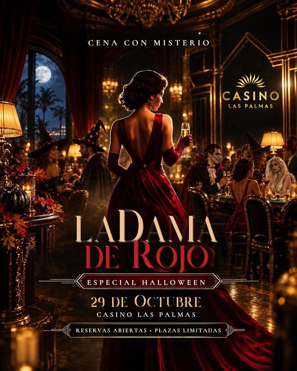 Cena con Misterio Especial Halloween: La Dama de Rojo