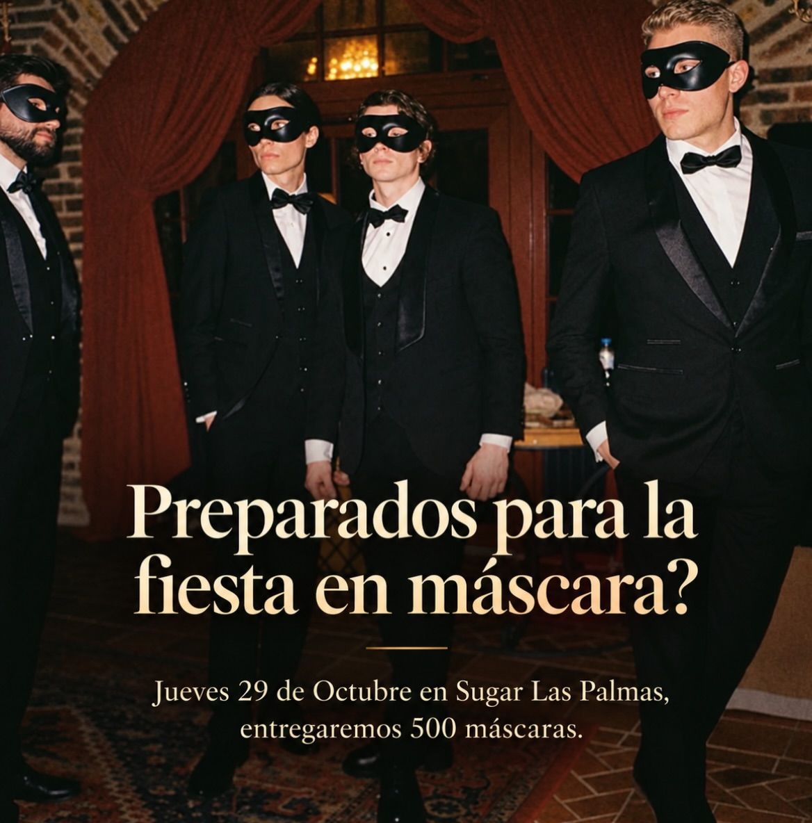 Fiesta de Máscaras de Halloween en Sugar Las Palmas