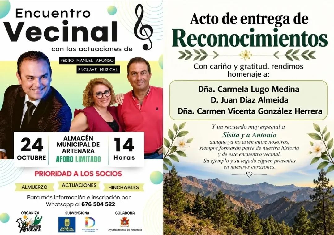 II Encuentro Vecinal de Artenara: Homenaje a Nuestros Mayores
