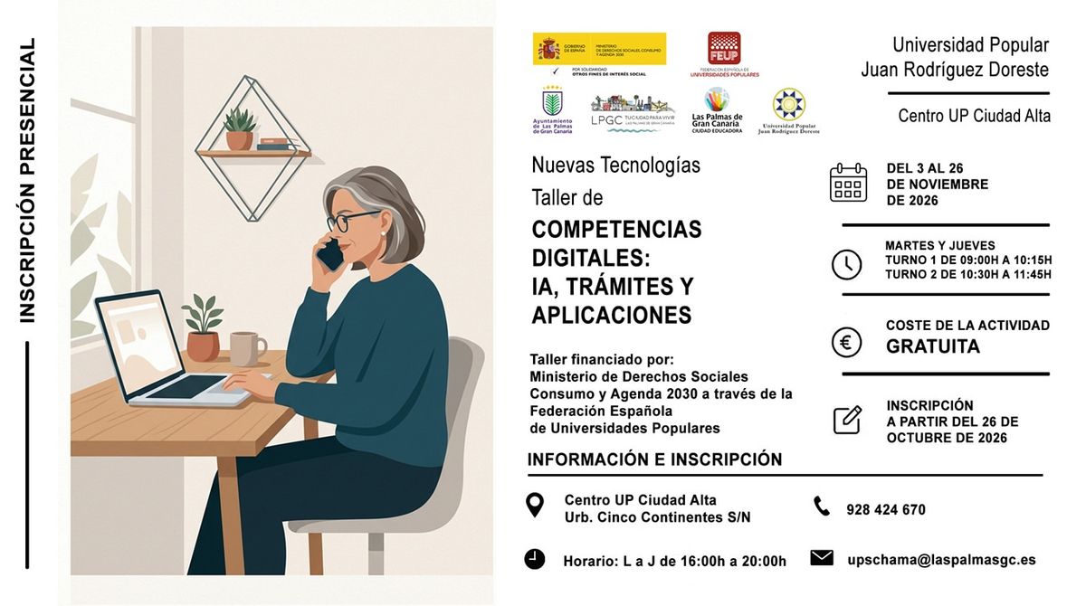 Taller de Competencias Digitales: IA, Trámites y Aplicaciones