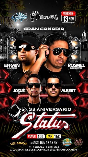 33 Aniversario de Status en Tu Candela