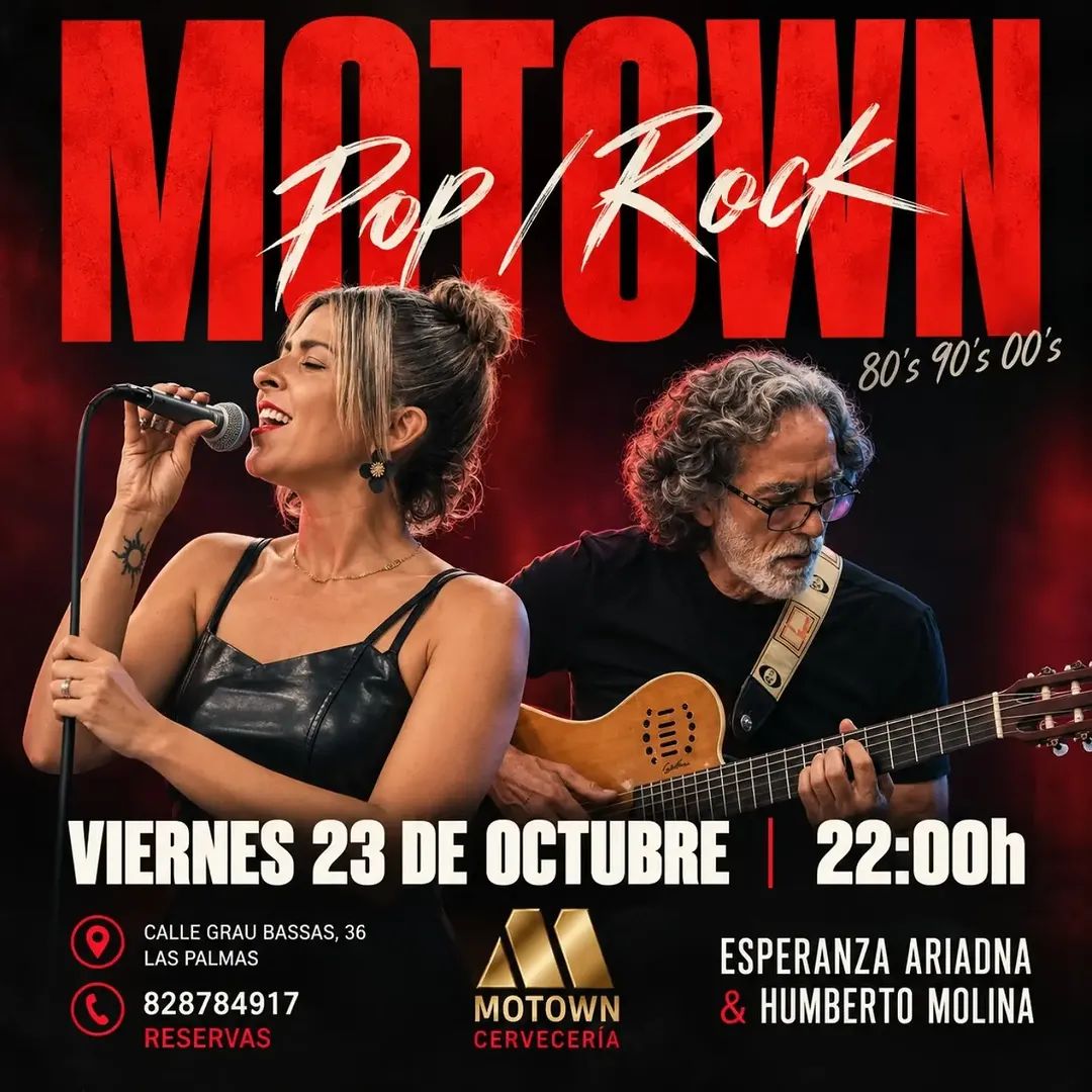 Motown Pop/Rock con Esperanza Ariadna & Humberto Molina