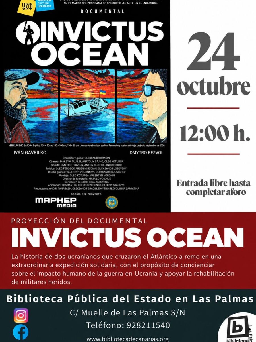 Proyección del documental Invictus Ocean