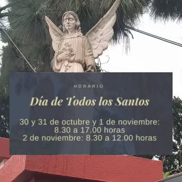 Horario Día de Todos los Santos