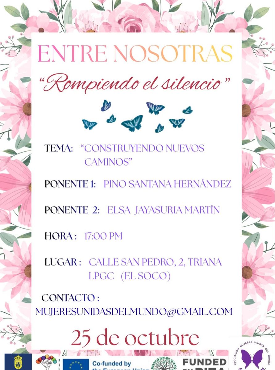 Entre Nosotras: Romper el Silencio – Encuentro de apoyo para mujeres