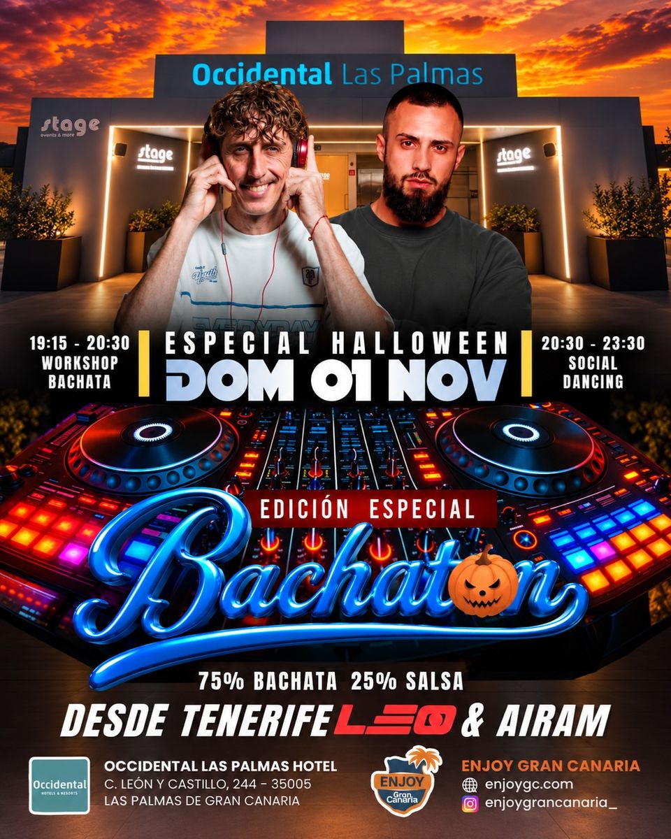 Noche de Bachata y Salsa Tenerife se viene a Gran Canaria