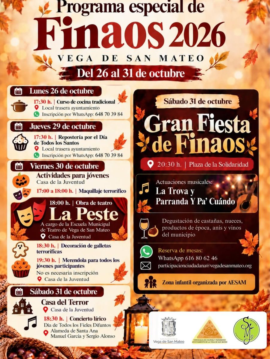 Programa Especial de Finaos 2026
