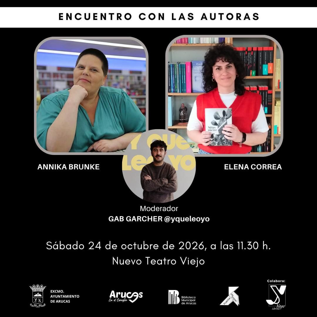 Día de las Bibliotecas: Encuentro con Annika Brunke y Elena Correa