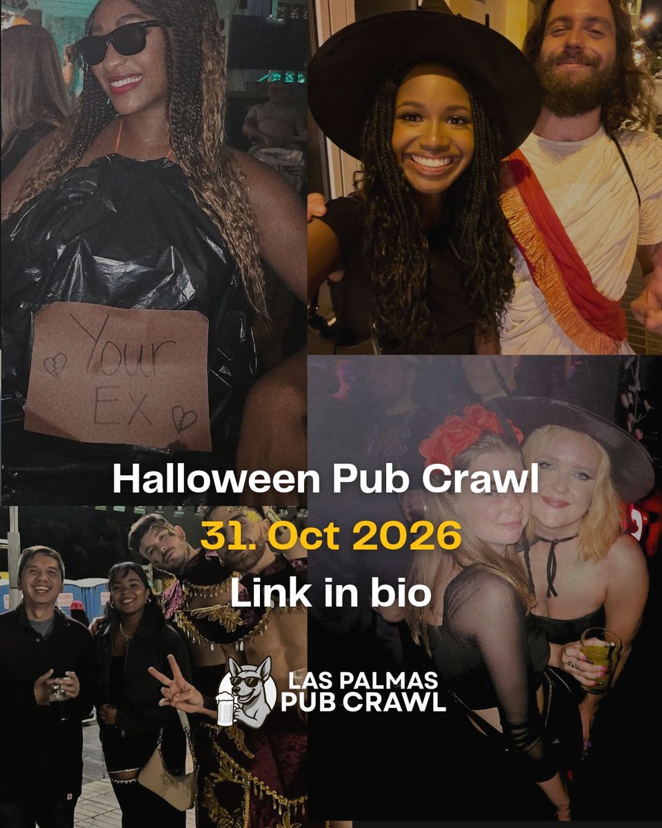 Pub Crawl de Halloween 2026 en Las Palmas