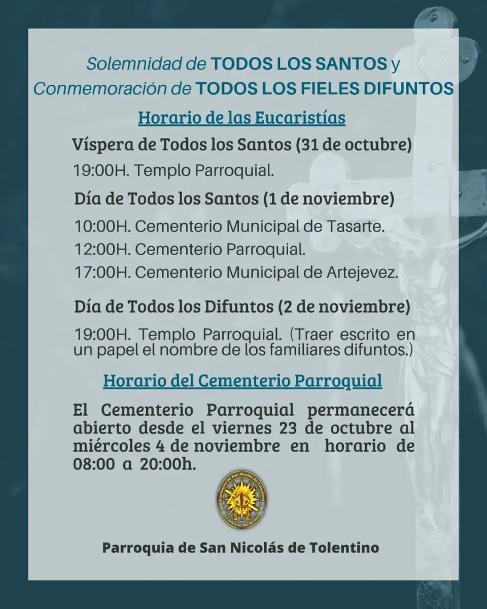 All Saints Day Mass - Parish Cemetery