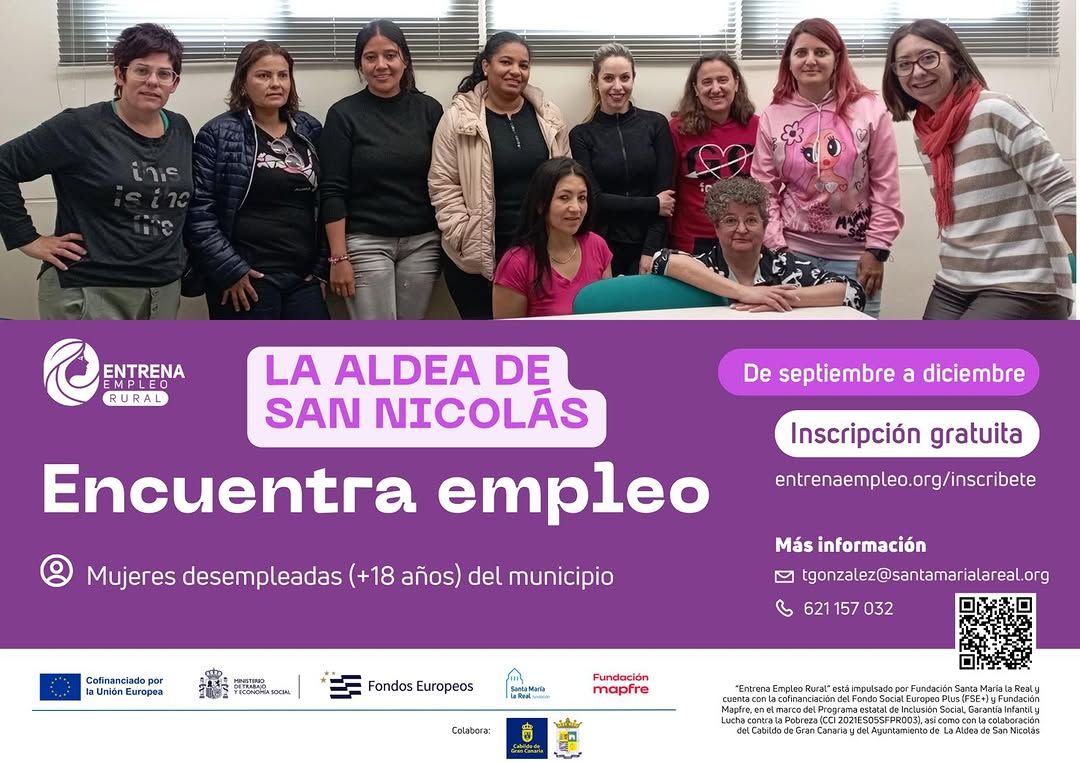 Entrena Empleo Rural – Primera sesión presencial en La Aldea