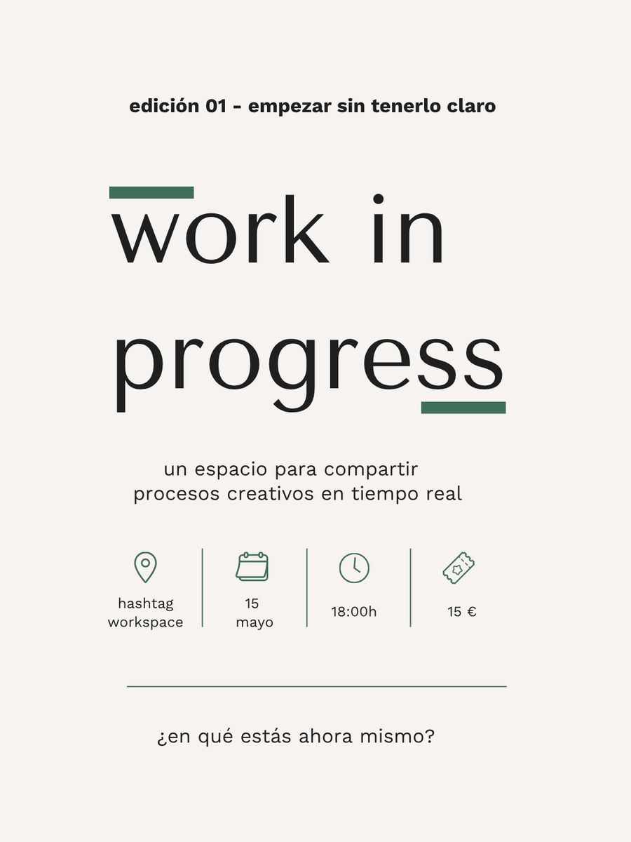 Work in Progress